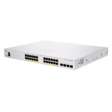 obrázek produktu Cisco switch CBS250-24FP-4X (24xGbE,4xSFP+,24xPoE+,370W)