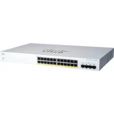 obrázek produktu Cisco switch CBS220-24P-4G (24xGbE,4xSFP,24xPoE+,195W)