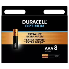 obrázek produktu Duracell Optimum alkalická baterie 8 ks (AAA)