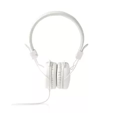 obrázek produktu Kabelová sluchátka na uši | 3,5 mm | Délka kabelu: 1.20 m | Bílá