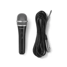 obrázek produktu Kabelový mikrofon | Kardioid | Odnímatelný kabel | 5.00 m | 50 Hz - 15 kHz | 600 Ohm | -72 dB | Vypínač | Včetně přepravního pouzdr