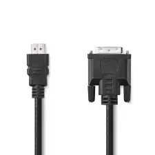 obrázek produktu HDMI™ Kabel | Konektor HDMI ™ | DVI-D 24+1 Zástrčka | 1080p | Poniklované | 3.00 m | Přímý | PVC | Černá | Box