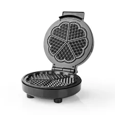 obrázek produktu Vafle maker | 5 Heart shaped waffles | 19 cm | 1000 W | Automatická regulace teploty | Hliník / Plast