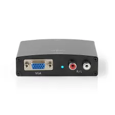 obrázek produktu HDMI™ Převodník | Vstup HDMI ™ | VGA Female / 2x RCA Zásuvka | 1cestný | 1280x768 | 1.65 Gbps | Hliník | Antracit