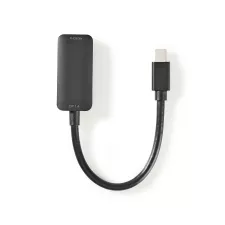 obrázek produktu Mini DisplayPort kabel | DisplayPort 1.4 | Mini DisplayPort Zástrčka | Výstup HDMI™ | 48 Gbps | Poniklované | 0.20 m | Kulatý | PVC |