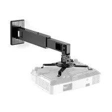 obrázek produktu Držák Projektoru | Full Motion | 15 kg | Otočné | Naklápěcí | Ocel | Černá