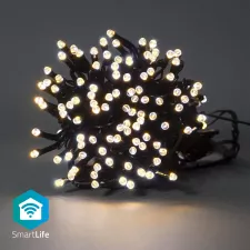 obrázek produktu Vánoční Osvětlení SmartLife | Řetěz | Wi-Fi | Teplá Bílá | 100 LED\'s | 10.0 m | Android™ / IOS