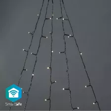 obrázek produktu Vánoční Osvětlení SmartLife | Strom | Wi-Fi | Teplá Bílá | 200 LED\'s | 20.0 m | 5 x 4 m | Android™ / IOS