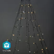 obrázek produktu Vánoční Osvětlení SmartLife | Strom | Wi-Fi | Teplé až chladné bílé | 200 LED\'s | 20.0 m | 10 x 2 m | Android™ / IOS