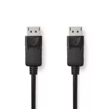 obrázek produktu Displayport kabel | DisplayPort Zástrčka | DisplayPort Zástrčka | 4K@60Hz | Poniklované | 3.00 m | Kulatý | PVC | Černá | Label