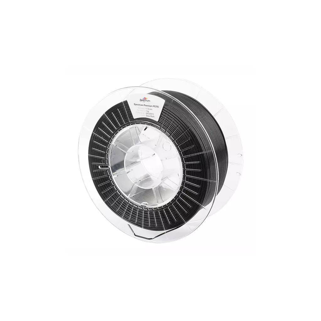 Obrázek produktu Spectrum 3D filament, Premium PET-G, 1,75mm, 1000g, 80056, deep black