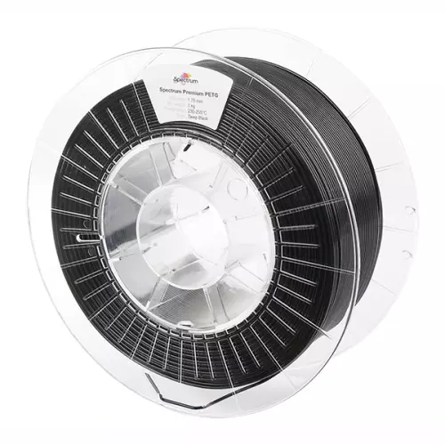 obrázek produktu Spectrum 3D filament, Premium PET-G, 1,75mm, 1000g, 80056, deep black