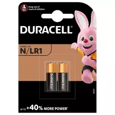 obrázek produktu Baterie alkalická, LR1, MN9100, LR1, Duracell, blistr, 2-pack, 42466, Basic