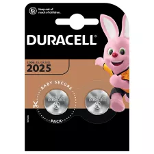 obrázek produktu Baterie lithiová, CR2025, Duracell, blistr, 2-pack, 42442