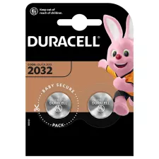 obrázek produktu Baterie lithiová, CR2032, CR2032, Duracell, blistr, 2-pack, 42443