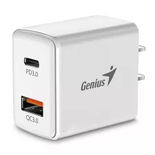 obrázek produktu Genius Síťový adaptér 20W, 2 porty, USB-C, USB-A, PD-20AC