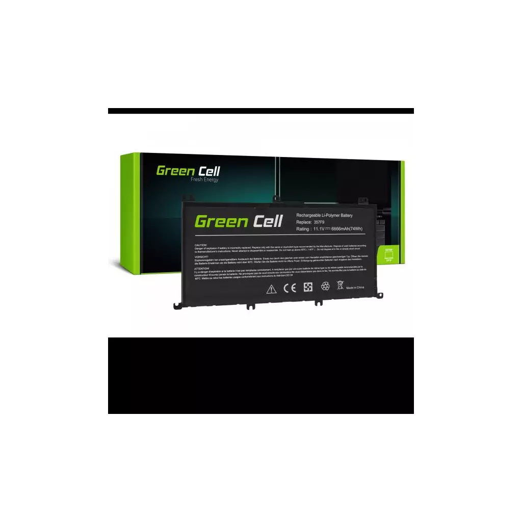 Obrázek produktu Green Cell baterie 357F9 pro Dell Inspiron 15 5576 5577 7557 7559 7566 7567 4200mAh