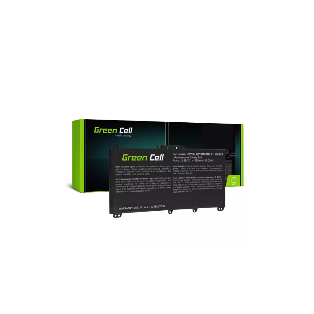 Obrázek produktu Baterie Green Cell HT03XL pro HP 240 G7 245 G7 250 G7 255 G7, HP 14 15 17, HP Pavilion 14 15