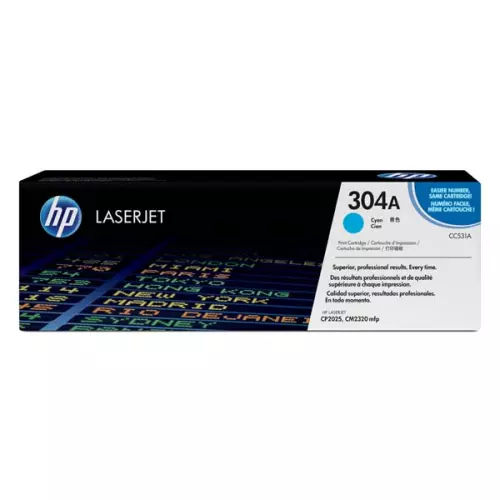obrázek produktu HP originální toner CC531A, HP 304A, cyan, 2800str.