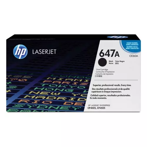 obrázek produktu HP originální toner CE260A, HP 647A, black, 8500str.