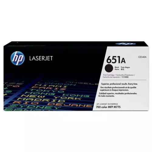 obrázek produktu HP originální toner CE340A, HP 651A, black, 13500str.
