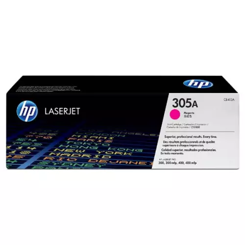 obrázek produktu HP originální toner CE413A, HP 305A, magenta, 2600str.