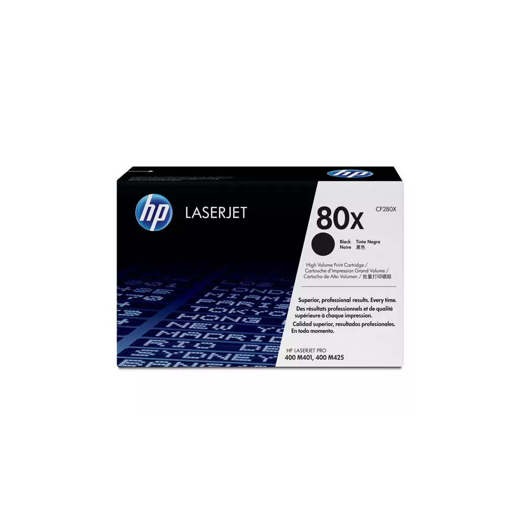 Obrázek produktu HP originální toner CF280X, HP 80X, black, 6900str., 1050g