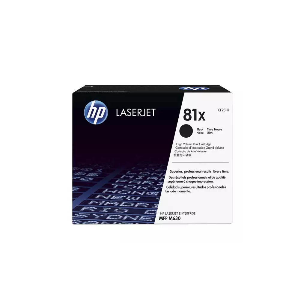 Obrázek produktu HP originální toner CF281X, HP 81X, black, 25000str.