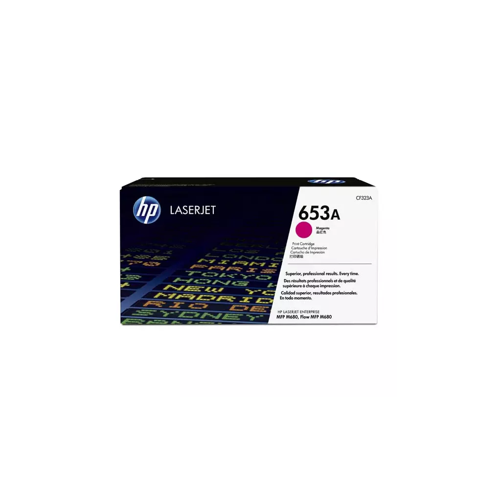 Obrázek produktu HP originální toner CF323A, HP 653A, magenta, 16500str.