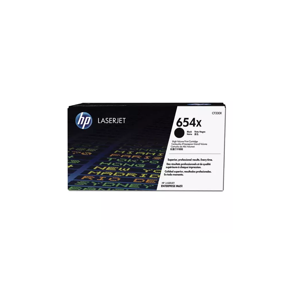 Obrázek produktu HP originální toner CF330X, HP 654X, black, 20500str.