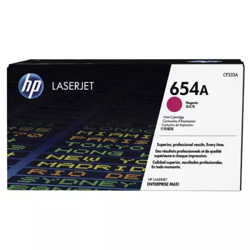 obrázek produktu HP originální toner CF333A, HP 654A, magenta, 15000str.