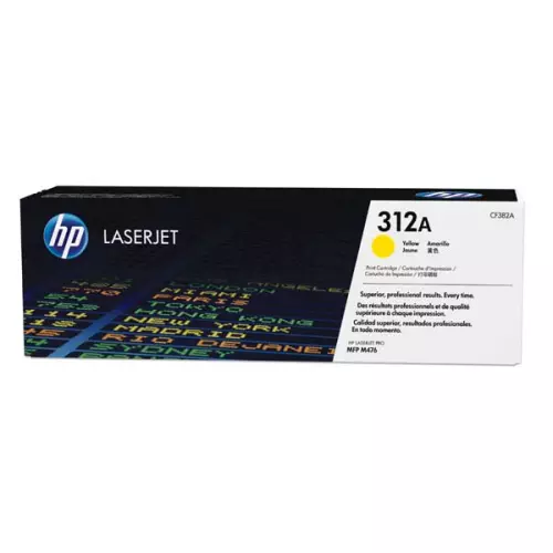 obrázek produktu HP originální toner CF382A, HP 312A, yellow, 2700str., 720g