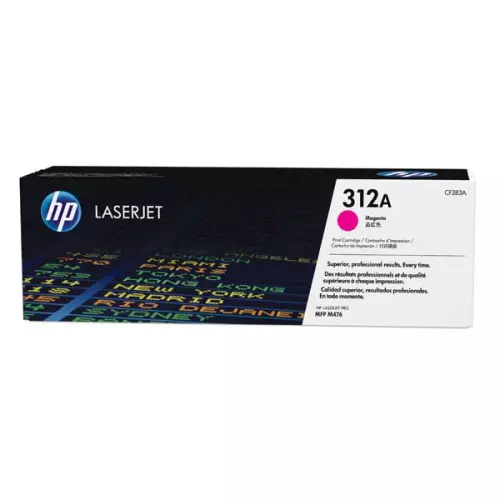 obrázek produktu HP originální toner CF383A, HP 312A, magenta, 2700str., 720g