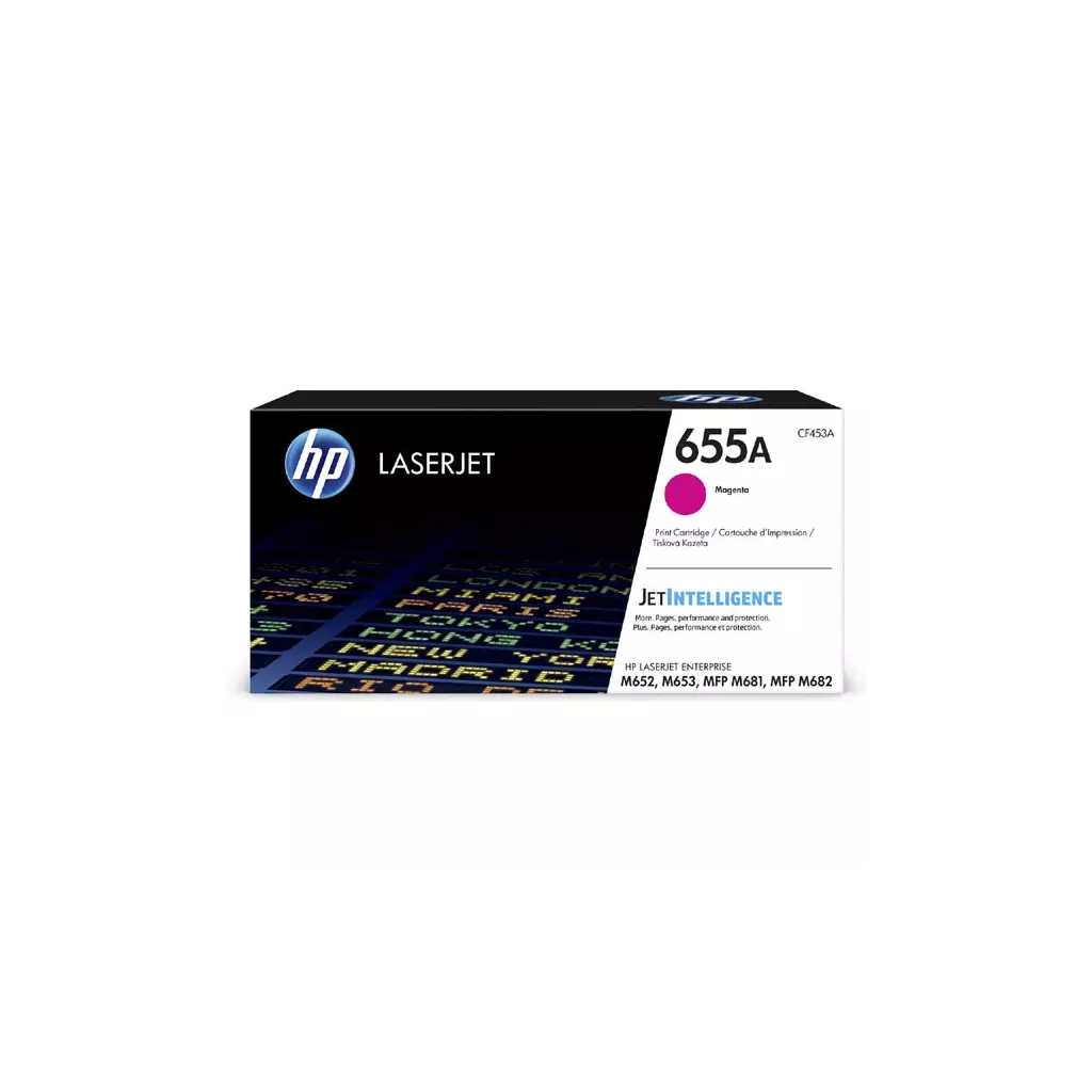 Obrázek produktu HP originální toner CF453A, HP 655A, magenta, 10500str.