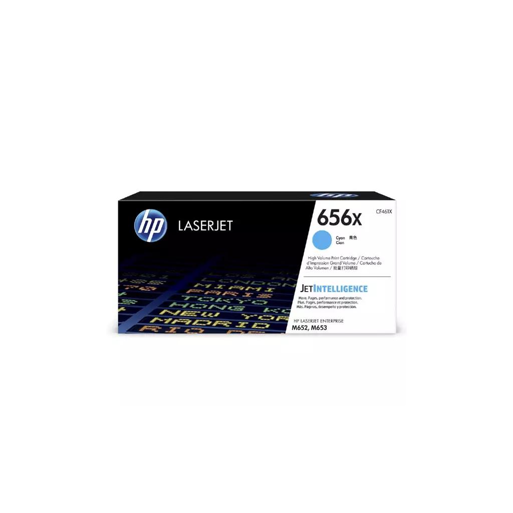 Obrázek produktu HP originální toner CF461X, HP 656X, cyan, 22000str., high capacity