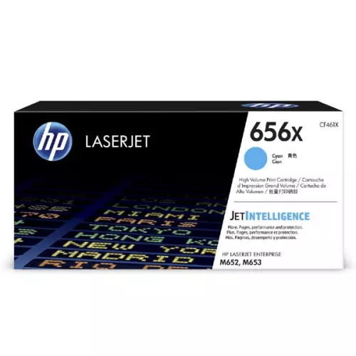 obrázek produktu HP originální toner CF461X, HP 656X, cyan, 22000str., high capacity