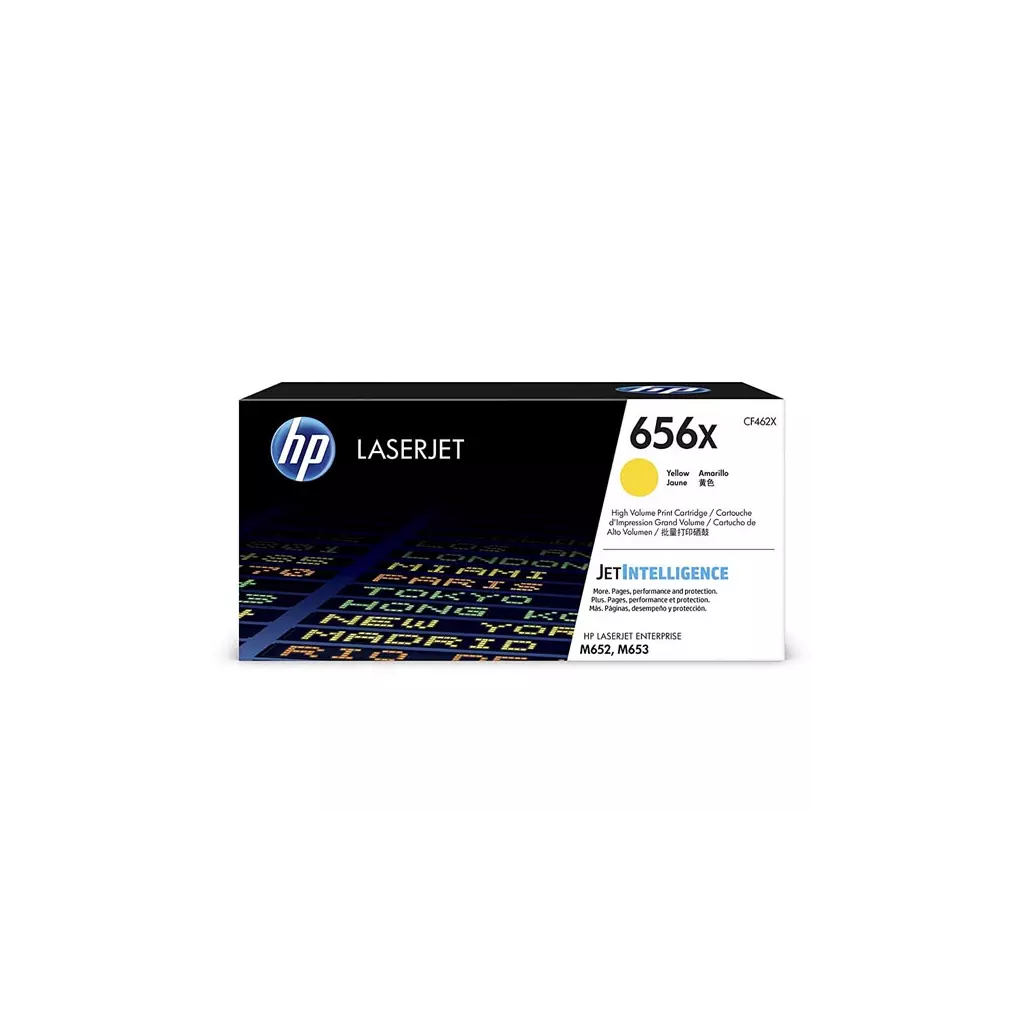 Obrázek produktu HP originální toner CF462X, HP 656X, yellow, 22000str., high capacity