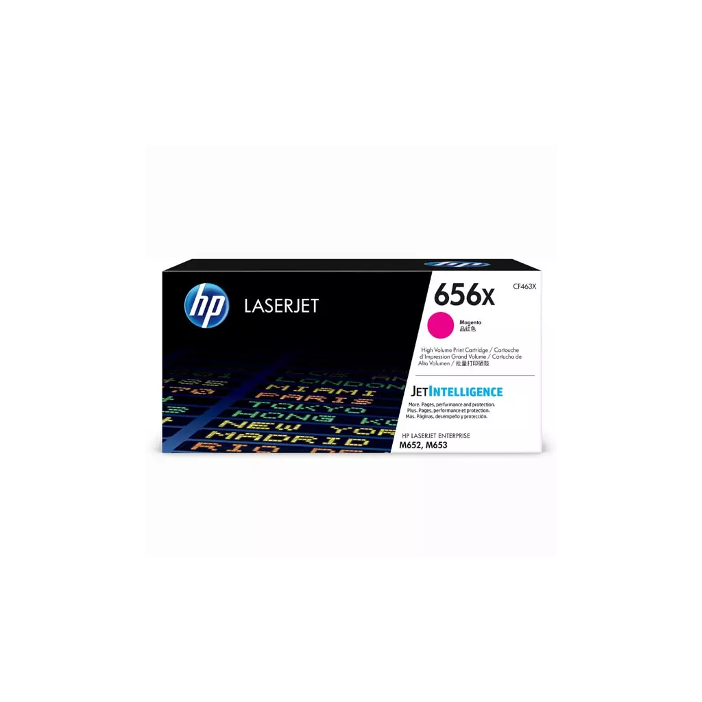 Obrázek produktu HP originální toner CF463X, HP 656X, magenta, 22000str., high capacity