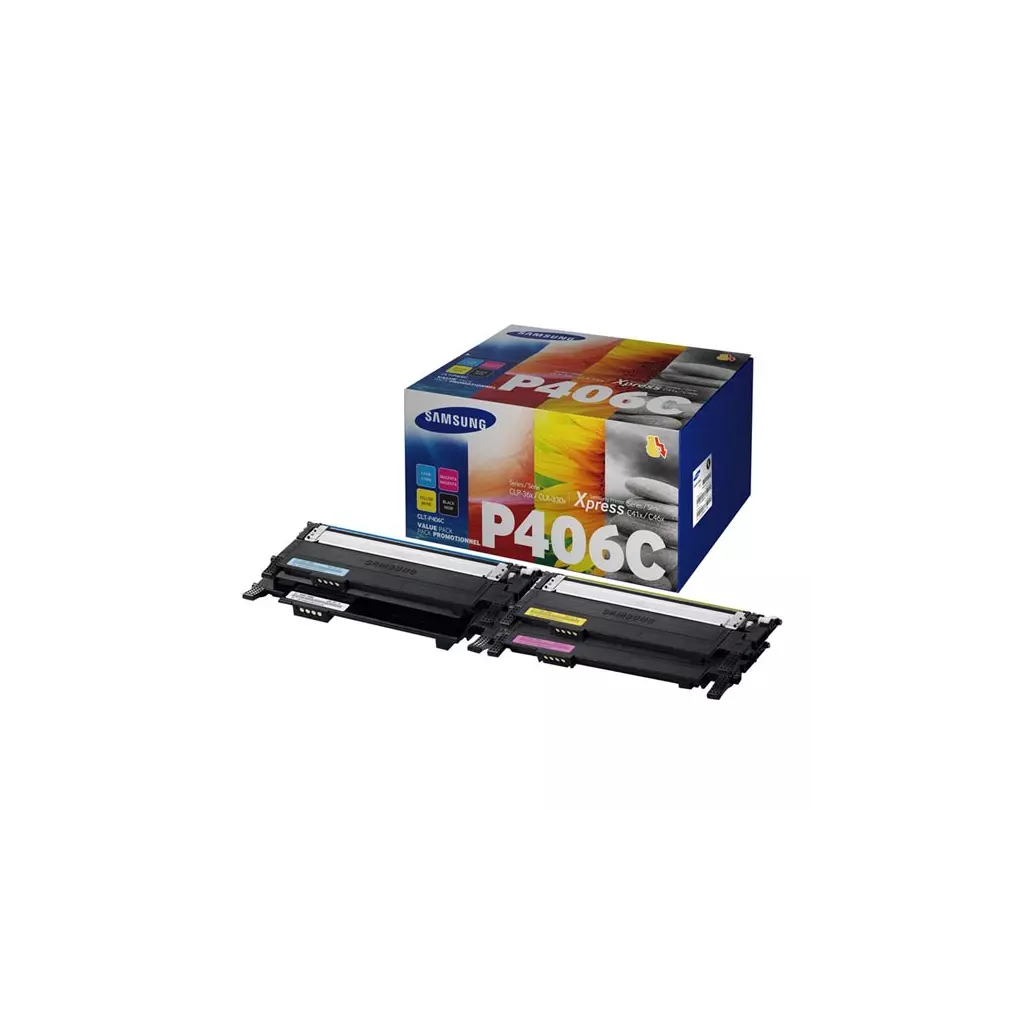 Obrázek produktu HP originální toner SU375A, CLT-P406C, P406C, CMYK, 1500, 3*1000str., 4 pack