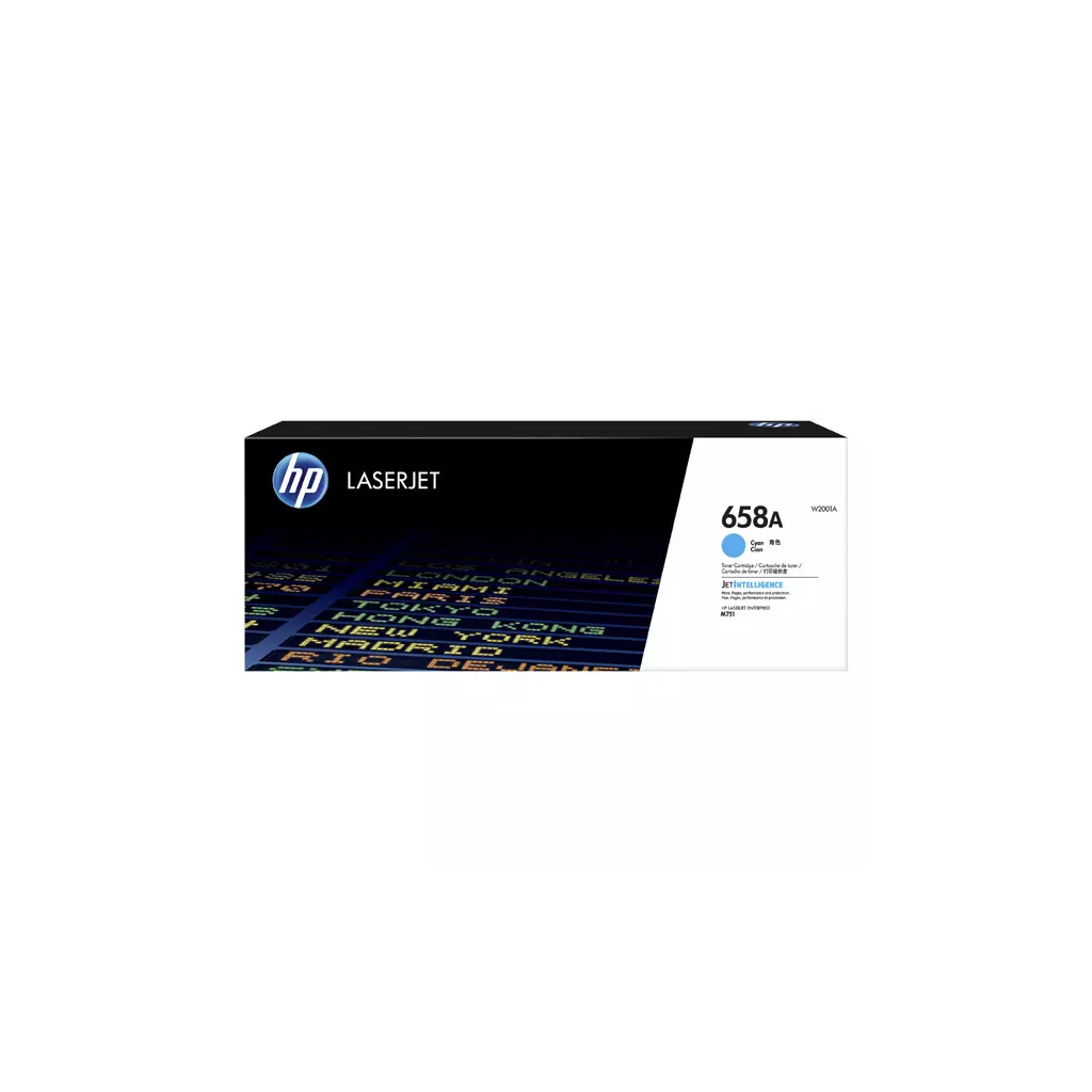 Obrázek produktu HP originální toner W2001A, HP 658A, cyan, 6000str.