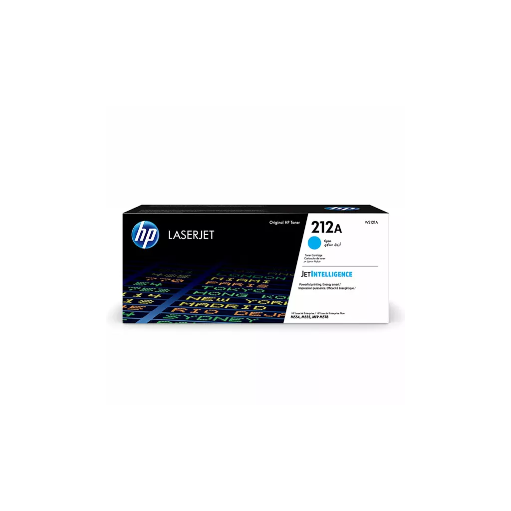 Obrázek produktu HP originální toner W2121A, HP 212A, cyan, 4500str.