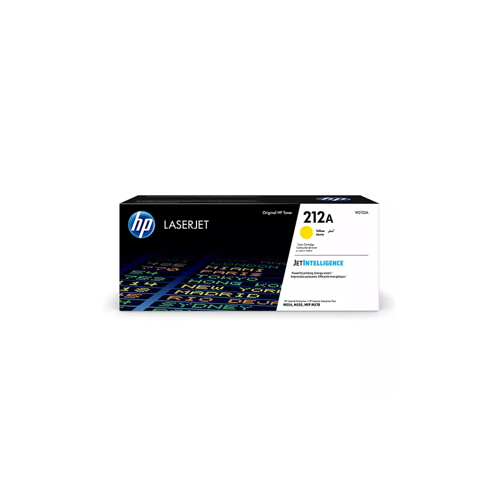 Obrázek produktu HP originální toner W2122A, HP 212A, yellow, 4500str.