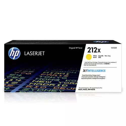 obrázek produktu HP originální toner W2122X, HP 212X, yellow, 10000str., high capacity