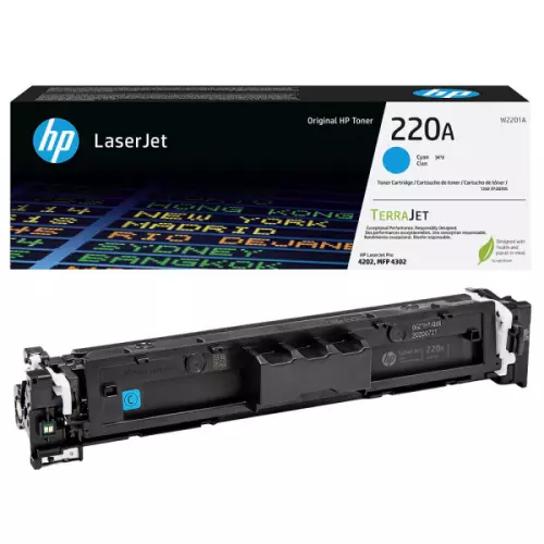 obrázek produktu HP originální toner W2201A, HP 220A, cyan, 1800str.