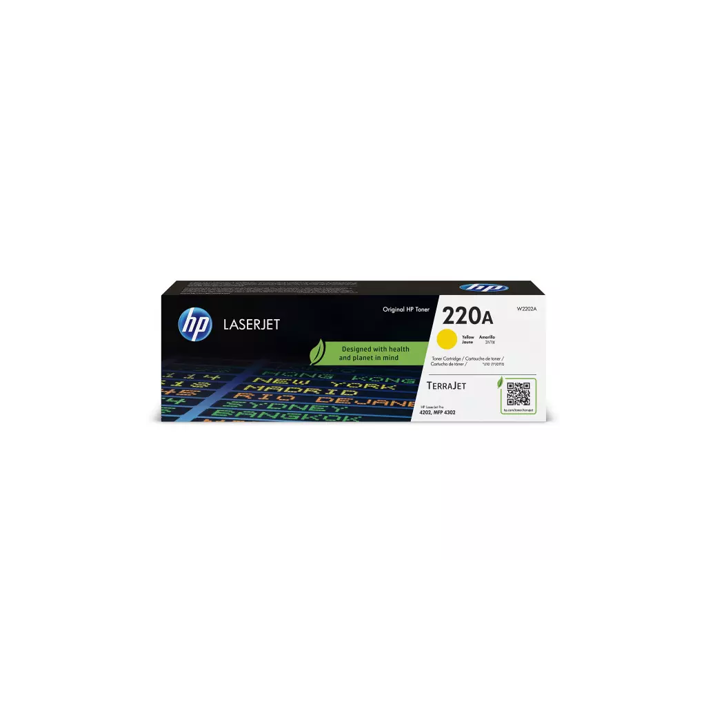 Obrázek produktu HP originální toner W2202A, HP 220A, yellow, 1800str.