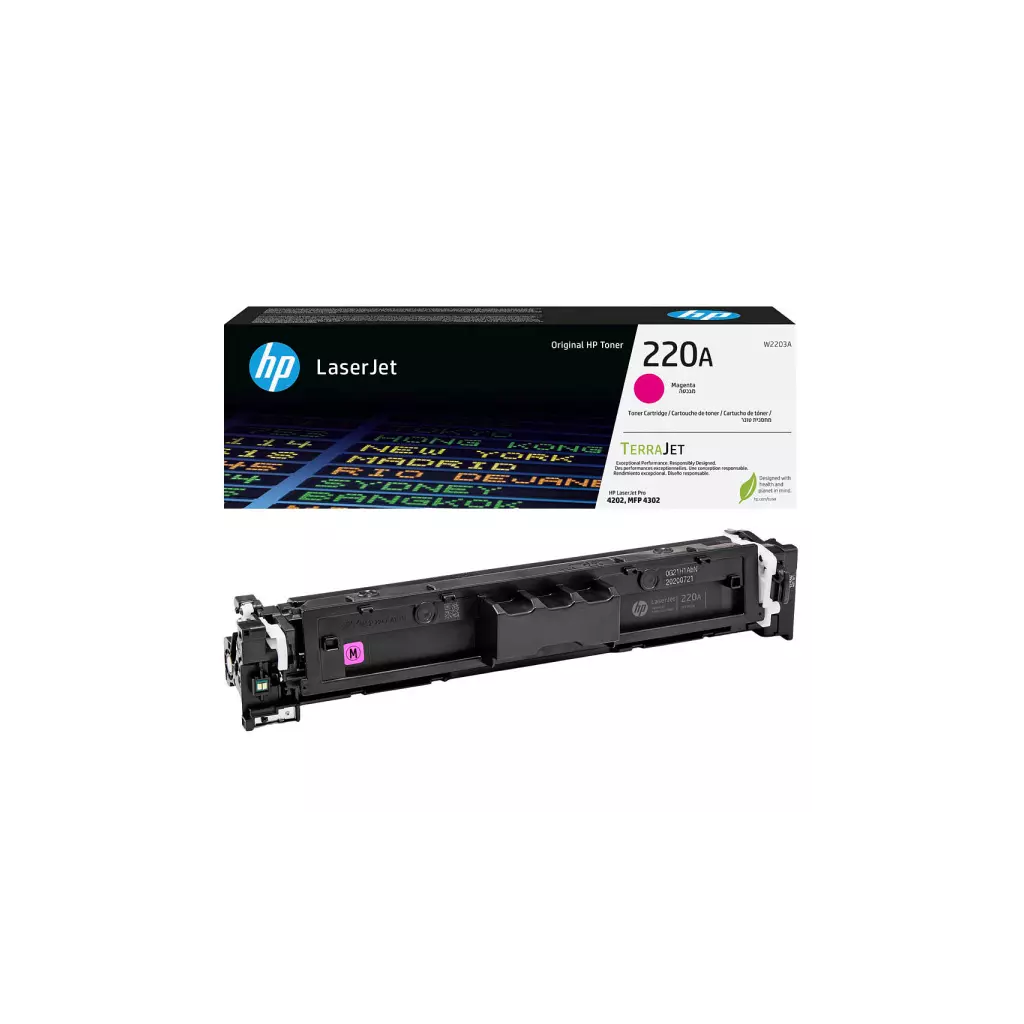 Obrázek produktu HP originální toner W2203A, HP 220A, magenta, 1800str.