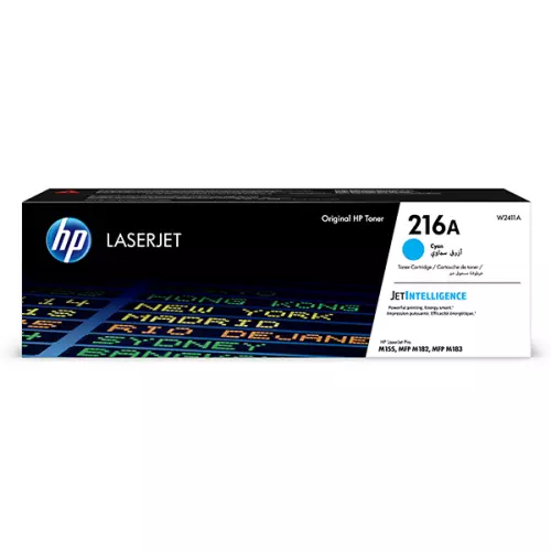 obrázek produktu HP originální toner W2411A, HP 216A, cyan, 850str.