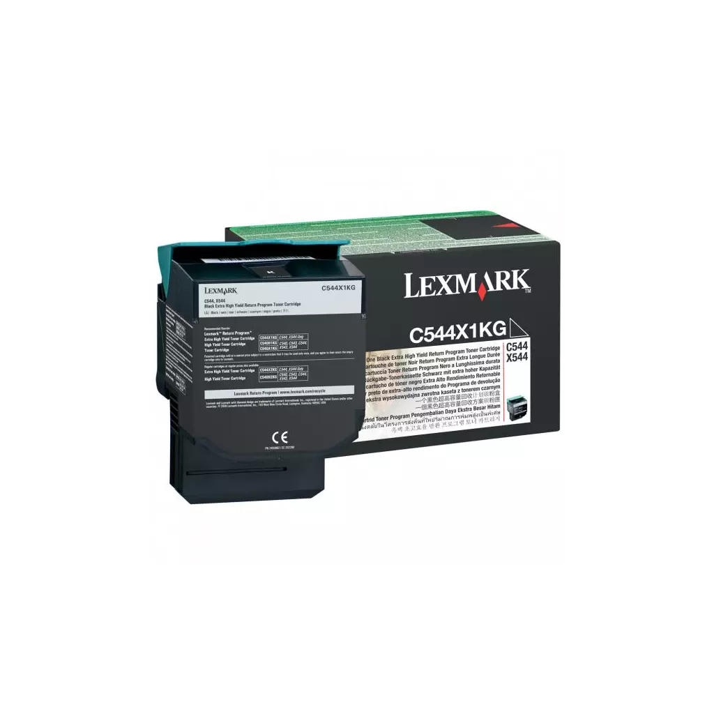 Obrázek produktu Lexmark originální toner C544X1KG, black, 6000str., extra high capacity, return