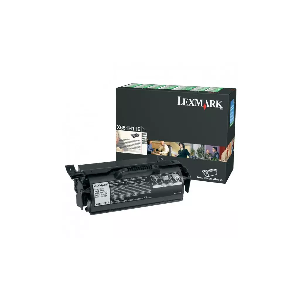 Obrázek produktu Lexmark originální toner X651H11E, black, 25000str., return
