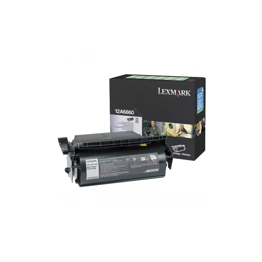 Obrázek produktu Lexmark originální toner 12A6860, black, 10000str., return